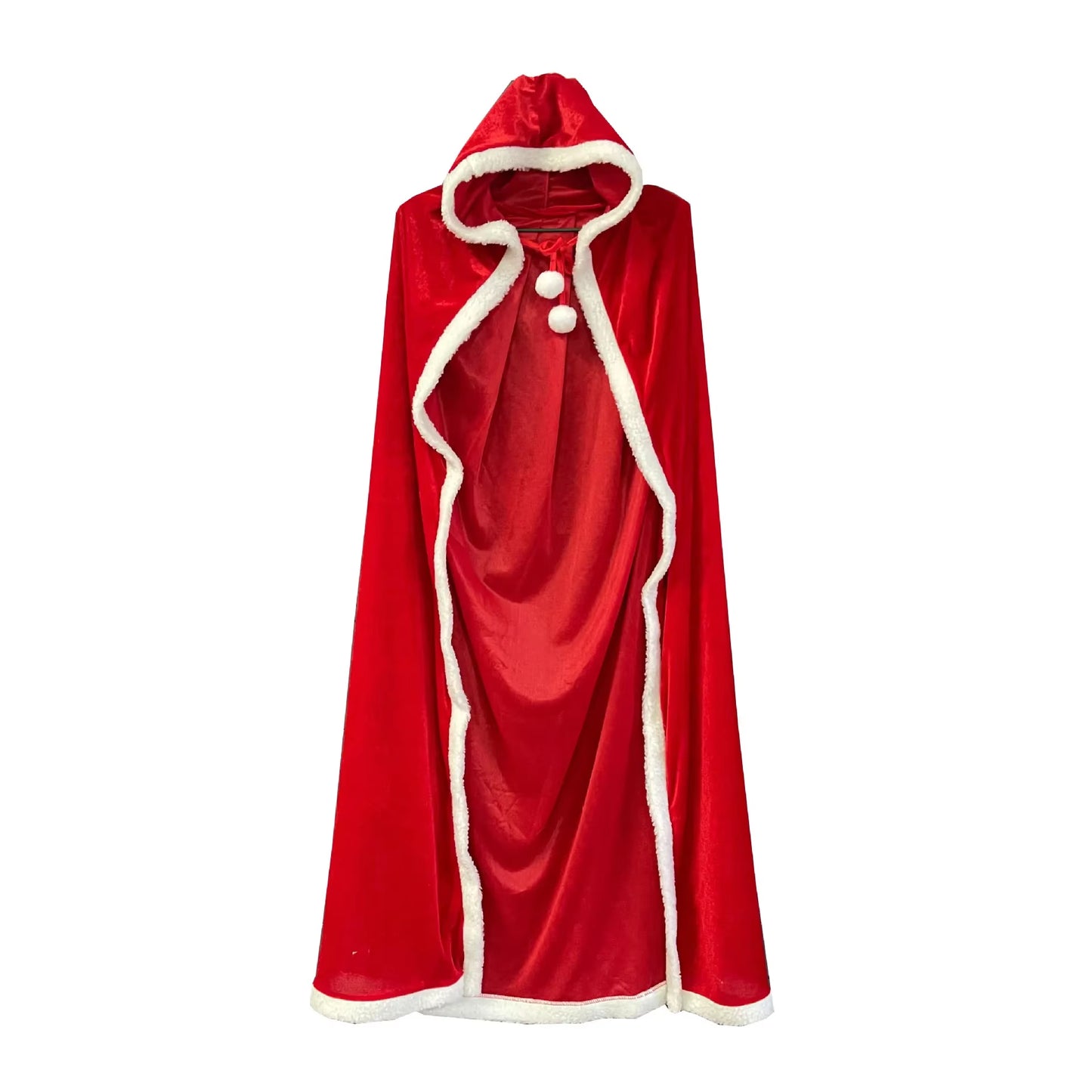 New Christmas Performance Costumes Rave Party Christmas Shawl Cape Winter Christmas Cosplay Costumes Father Christmas Cape