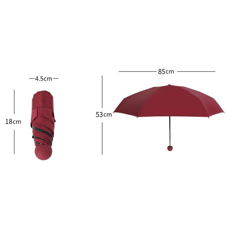 Automatic Umbrella Anti-Uv Sun/Rain Windproof 3 Folding Compact Umbrella