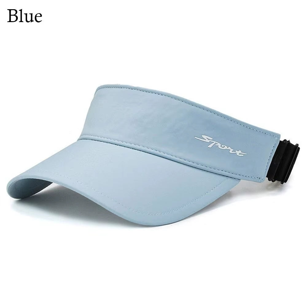 Summer Breathable Air Sun Hats Men Women Adjustable Visor UV Protection Top Empty Solid Sports Tennis Running Sunscreen Cap Hat