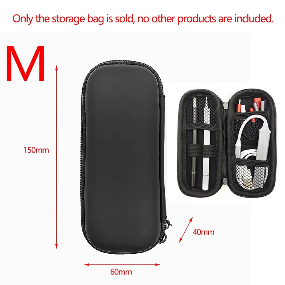 Earphone Data Storage Bag Oval Square Rectangle Cable Organizer Bags Mini Zipper Pouch Tech Gadgets Portable Charger U Disk Case