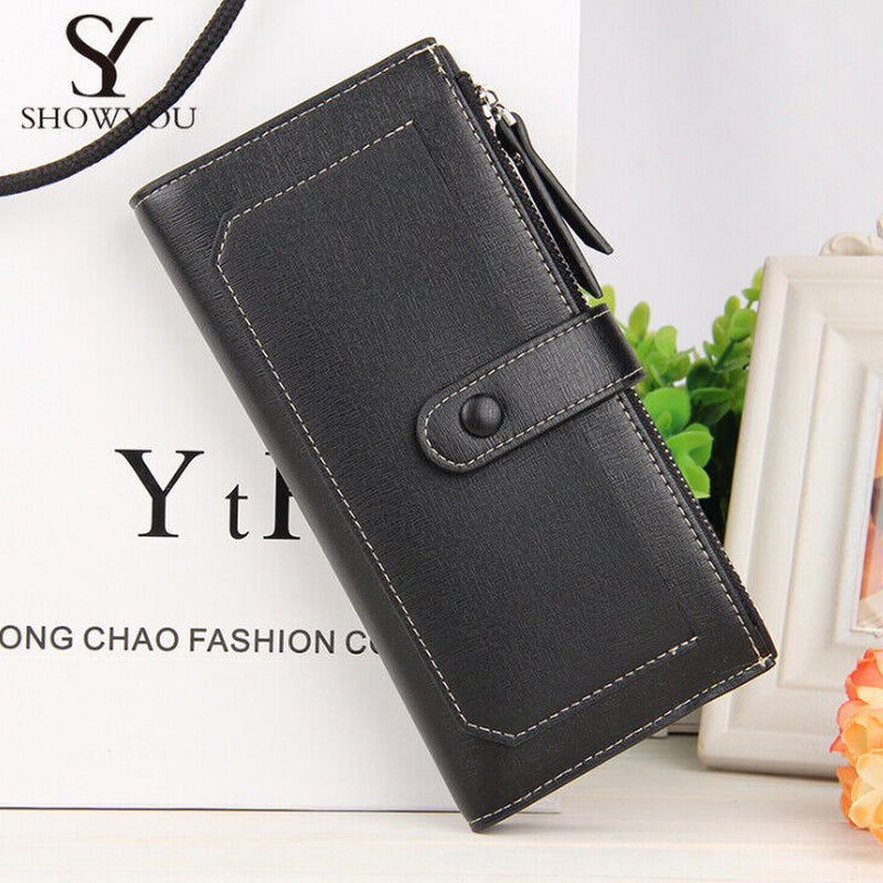 Women'S Long Wallet Clutch Leather Purse Credit Card Holder Phone Handbag Gifts