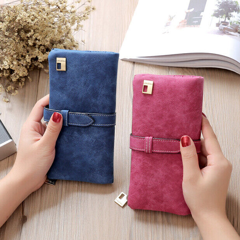 Women Long Wallet Clutch Leather Card Holder Pocket Handbag Slim Purse Bag Gift