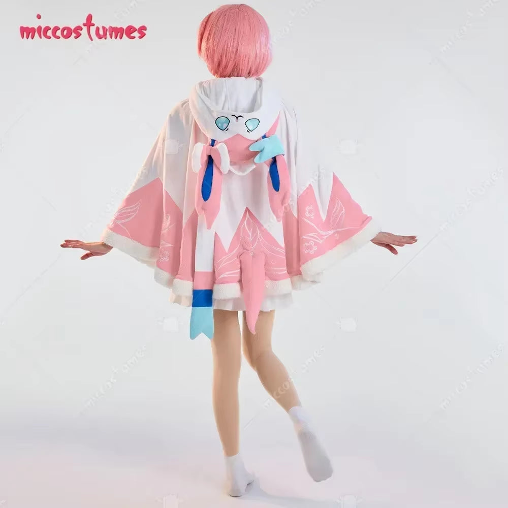 Women S Kawaii Halloween Cape Short Cloak and Scarf Set with Tail for Women Halloween Cosplay Costume