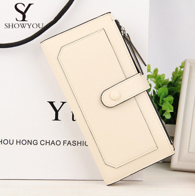 Women'S Long Wallet Clutch Leather Purse Credit Card Holder Phone Handbag Gifts