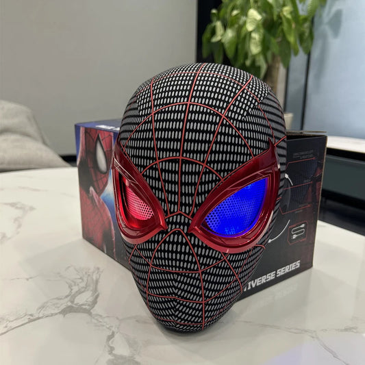 New Spider-Man:No Way Home Spider Man Mask Luxury Helmet Rechargeable Remote Eyes Movable Mask Cosplay Decoration Gift Toys