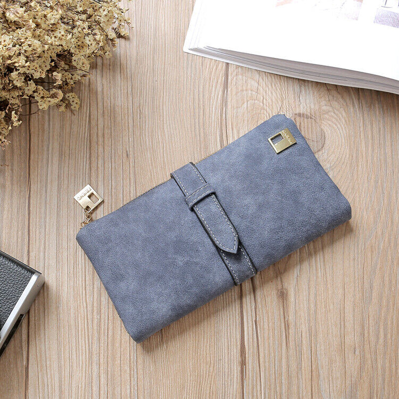 Women Long Wallet Clutch Leather Card Holder Pocket Handbag Slim Purse Bag Gift