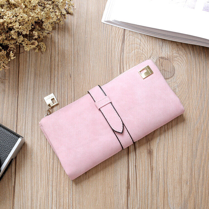 Women Long Wallet Clutch Leather Card Holder Pocket Handbag Slim Purse Bag Gift