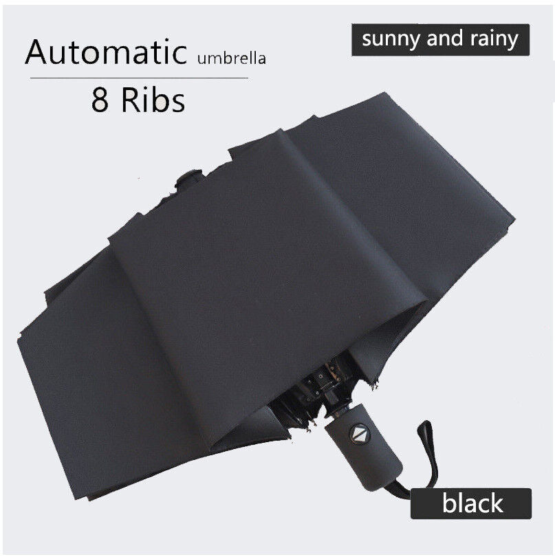 Automatic Umbrella Anti-Uv Sun/Rain Windproof 3 Folding Compact Umbrella