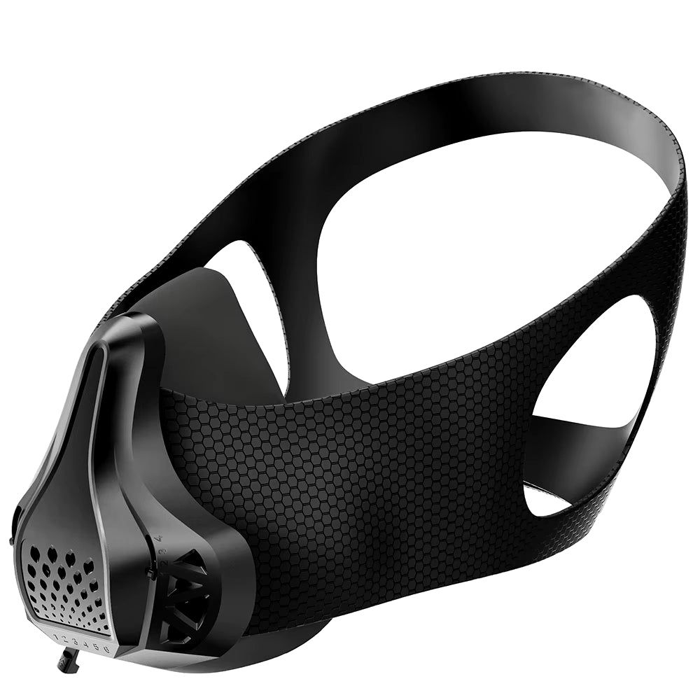 Detachable Breathable Shock Resistant Protective Sports Mask Black Running Fitness High Altitude Training Fit Sports Mask