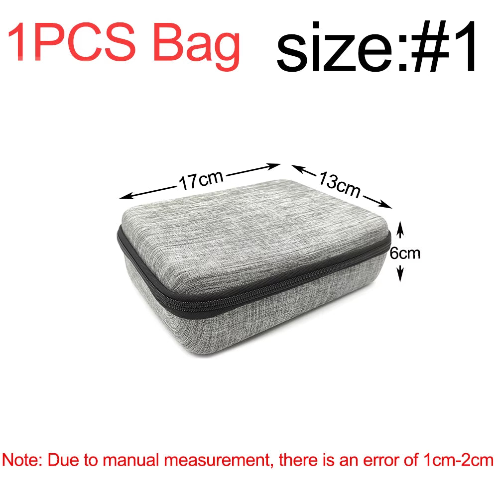 Earphone Data Storage Bag Oval Square Rectangle Cable Organizer Bags Mini Zipper Pouch Tech Gadgets Portable Charger U Disk Case