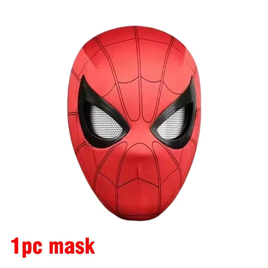 Spiderman Headgear Mask Cosplay Mobile Eye Mascara Miles Mask Spider Man 1:1 Elastic Toys Adults Children'S Gifts